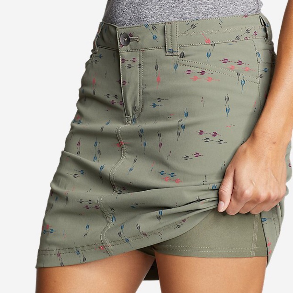 Eddies Bauer Horizon summer Skort Spring Print Sz6